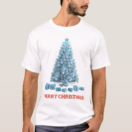 Camiseta Feliz Navidad. Árbol (diseño 4) con regalos