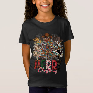 Camiseta Feliz Navidad Árboles occidentales de búfalo de va