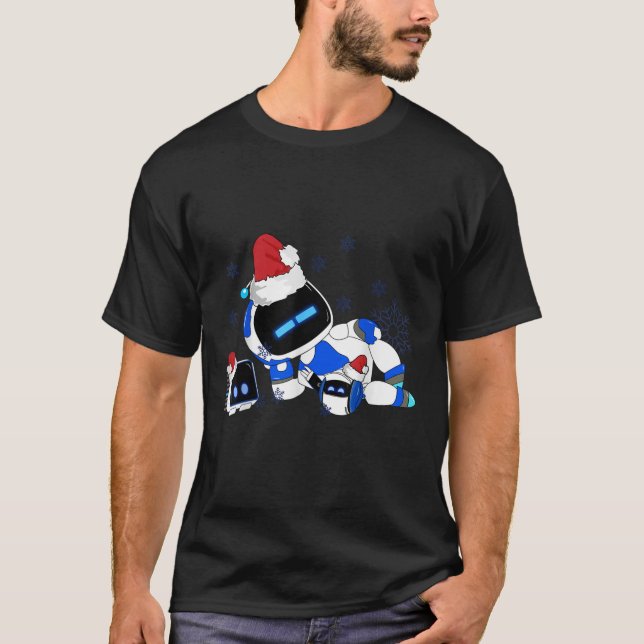 Camiseta Feliz Navidad Astrobot Gracioso Swea (Anverso)
