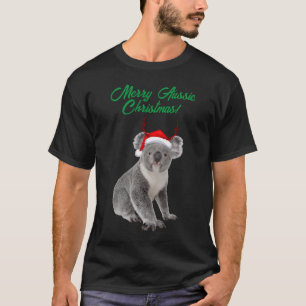 Camiseta Feliz Navidad Australiana Koala
