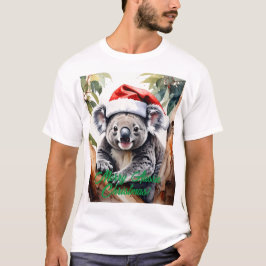Camiseta Feliz Navidad australiana koala