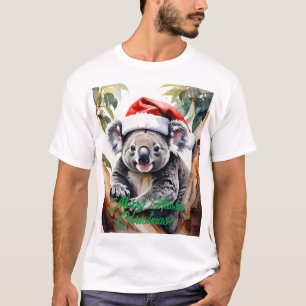 Camiseta Feliz Navidad australiana koala