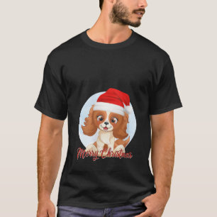 Camiseta Feliz Navidad Azúcar Perro Cocker Spaniel V Cuello