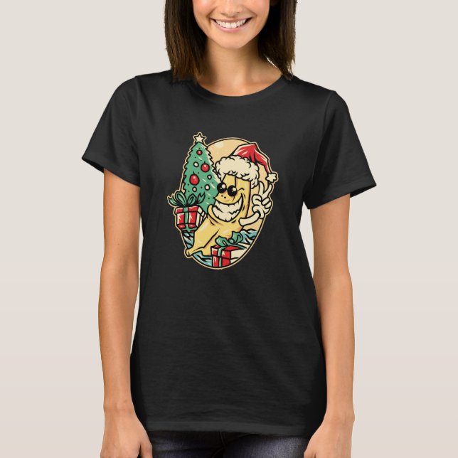 Camiseta Feliz Navidad Banana (Anverso)