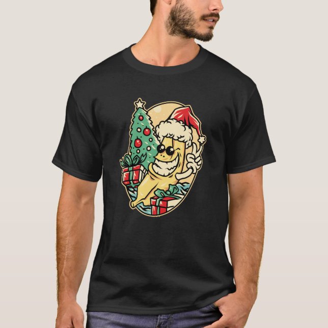 Camiseta Feliz Navidad Banana (Anverso)