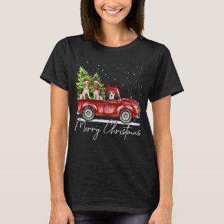 Camiseta Feliz Navidad Beagle Lover Santa Light Reindee