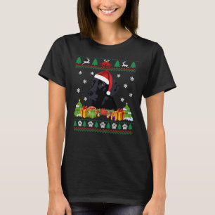 Camiseta Feliz Navidad Black Lab Perro Sueño dulce Santa C