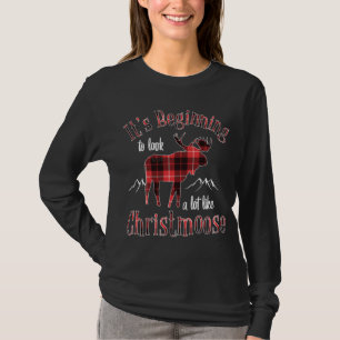 Camiseta Feliz Navidad Búfalo Tapado Alce Rojo para Chris