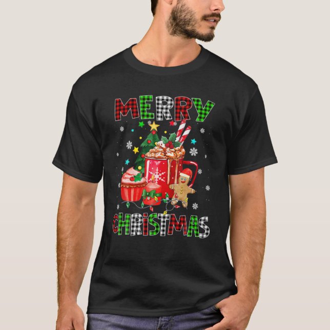 Camiseta Feliz Navidad Café Biscuit Lover Cookie Baker (Anverso)