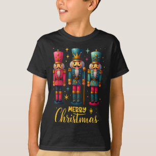 Camiseta Feliz Navidad Cascanueces Ballet Danza Mujeres Niñ