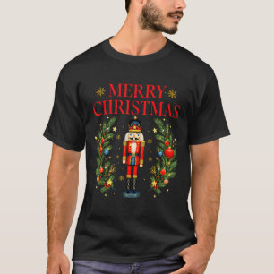 Camiseta Feliz Navidad Cascanueces Ballet Navideño Hombres
