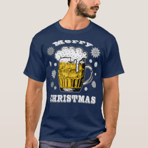Camiseta Feliz Navidad Cerveza Snowflake