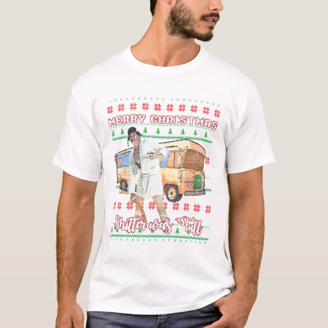 Camiseta Feliz Navidad Chitters Gracioso festejo fúnebre (Anverso)