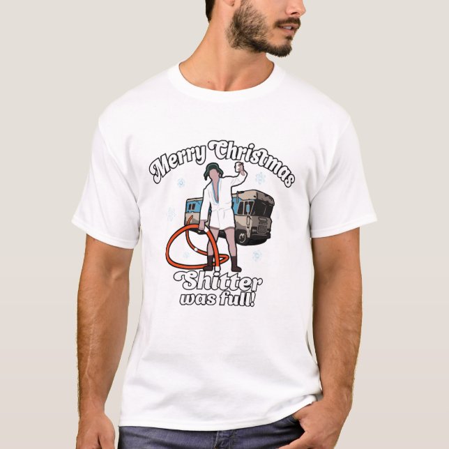 Camiseta Feliz Navidad Chitters Gracioso festejo fúnebre (Anverso)