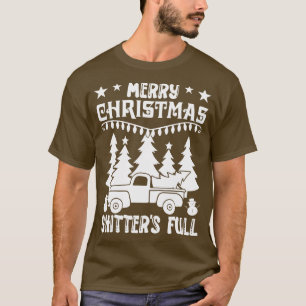 Camiseta Feliz Navidad Chitters Navidades divertidos Vaca