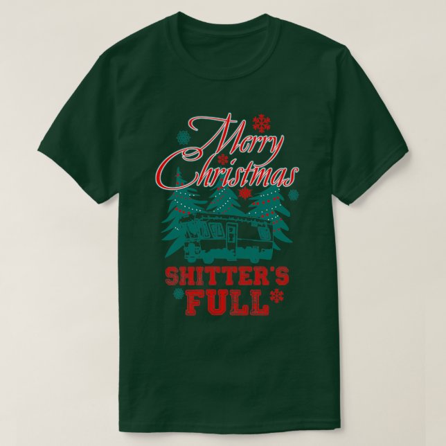 Camiseta Feliz Navidad con mucho humor (Diseño del anverso)