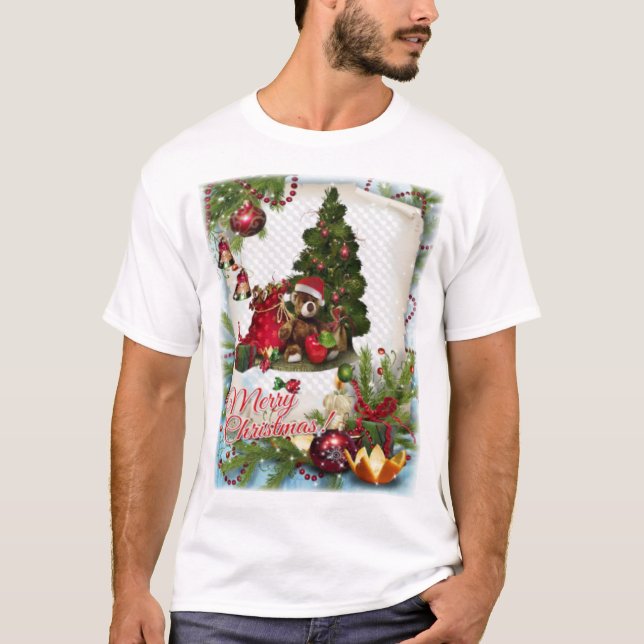 Camiseta Feliz Navidad con regalos (Anverso)