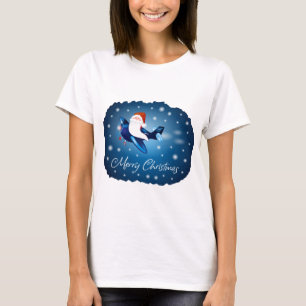 Camiseta Feliz Navidad con Santa