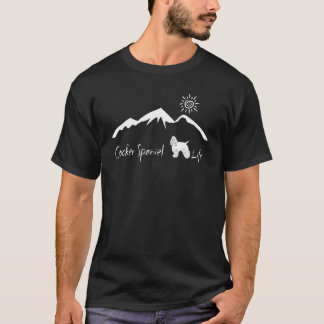Camiseta feliz navidad con vida de Cocker Spaniel 2022