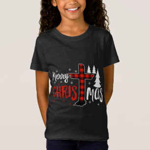 Camiseta Feliz Navidad cristianos, búfalo tocado