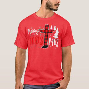 Camiseta Feliz Navidad cristianos, búfalo tocado