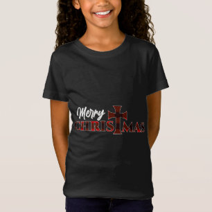 Camiseta Feliz Navidad - Cristo cruza Navidad religiosa Buf
