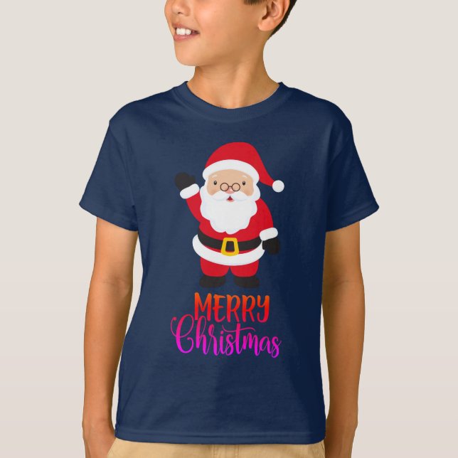 Camiseta Feliz Navidad | Cute Santa Claus (Anverso)