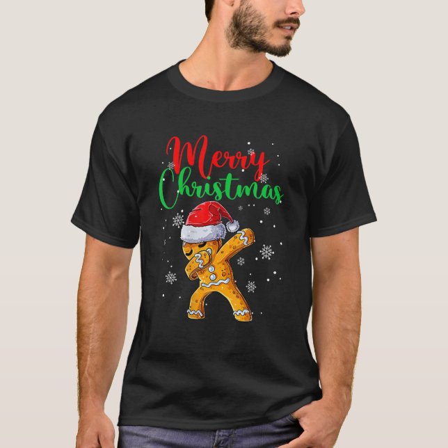 Camiseta Feliz Navidad Dab Gingerbread Navidades Coo (Anverso)