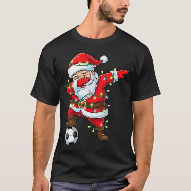 Camiseta Feliz Navidad dabbing Santa Sockets Navidades (Anverso)