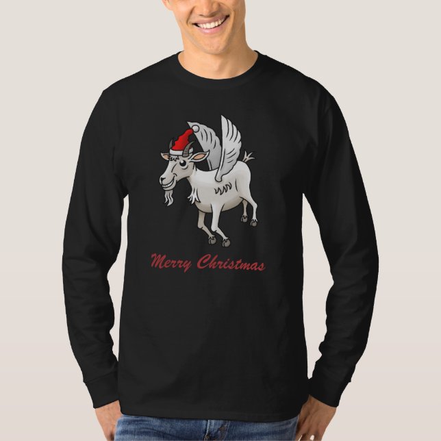 Camiseta Feliz Navidad de La Cabra Voladora (Anverso)