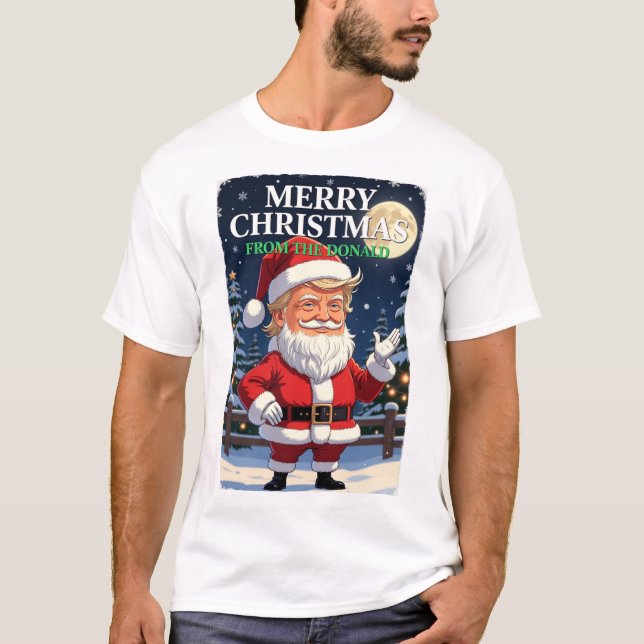 Camiseta Feliz Navidad de Trump (Anverso)