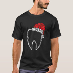 Camiseta Feliz Navidad Dentista Dental Dientes Dentales San