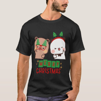 Camiseta Feliz Navidad Desde Dudu Bear Y Bubu Panda