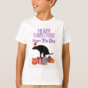 Camiseta Feliz Navidad desde el perro pastor