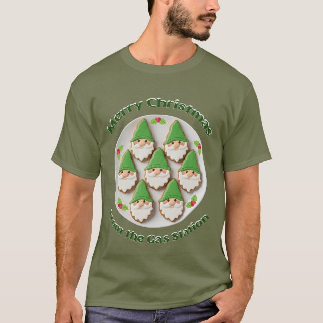 Camiseta Feliz Navidad desde la gasolinera (Anverso)