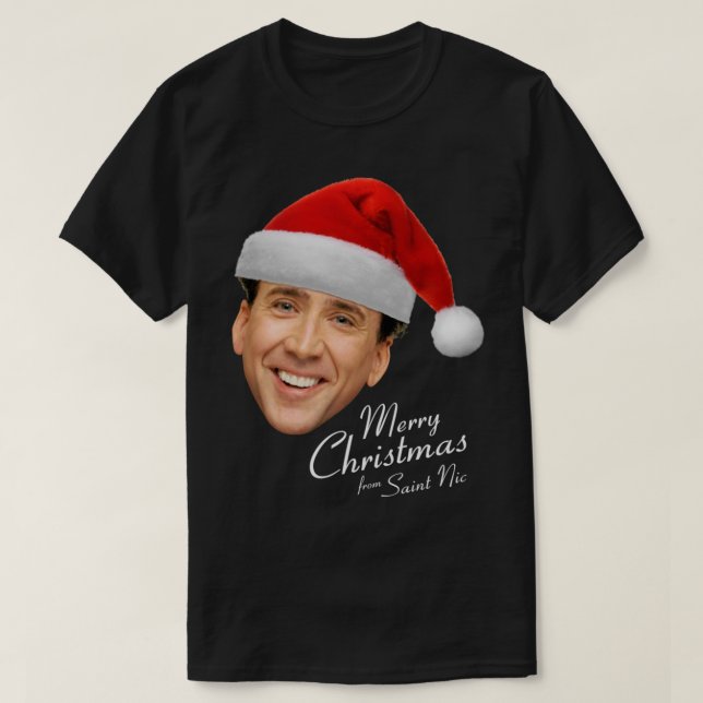 Camiseta Feliz Navidad desde la jaula de San Nicolás (Diseño del anverso)
