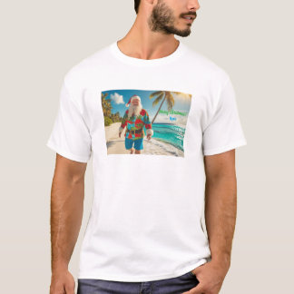 Camiseta Feliz Navidad desde la playa