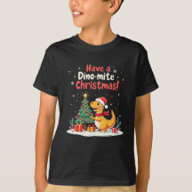 Feliz Navidad Dino-mite - Dinosaurio Navideño Ador