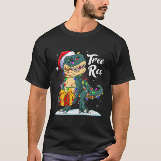 Camiseta Feliz Navidad Dinosaurios Árbol Rex Pajamas Xmas L