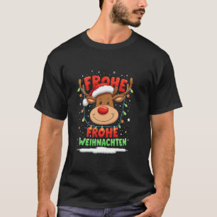 Camiseta FELIZ NAVIDAD Diseño de Navidad reno