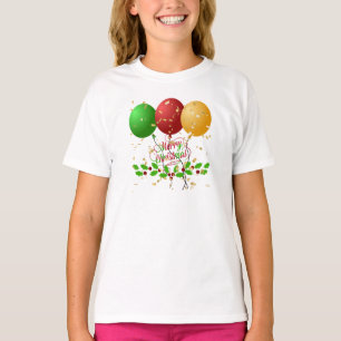 Camiseta Feliz Navidad, diseño festivo,