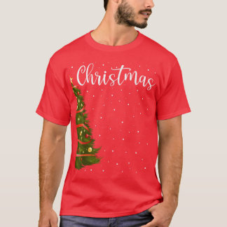 Camiseta Feliz Navidad Divertido juego de parejas de árbol 