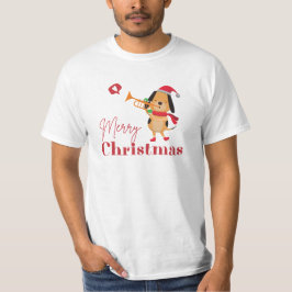 Camiseta Feliz Navidad divertido perro T-Shirt