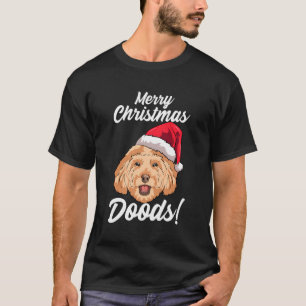 Camiseta Feliz Navidad Doods Funny Goldendoodle Mom D