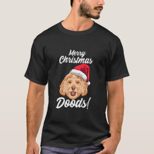 Camiseta Feliz Navidad Doods Funny Goldendoodle Mom D