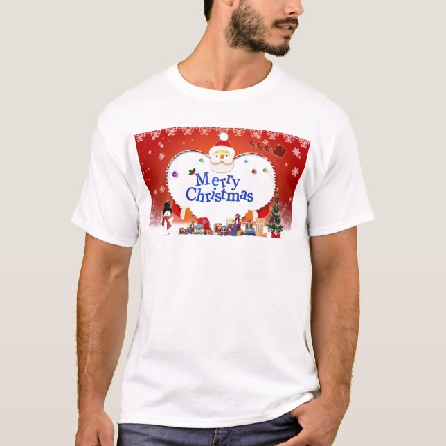 Camiseta Feliz Navidad, el amor de Santa (Anverso)