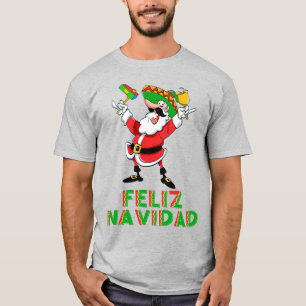 Camiseta Feliz Navidad en México Navidades Santa María