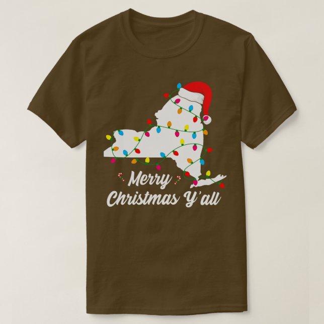 Camiseta Feliz Navidad en Texas State Family Group coincidi (Diseño del anverso)