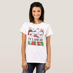 Camiseta Feliz Navidad es un bello día para salvar a los di