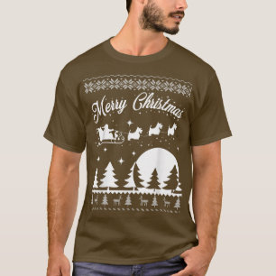 Camiseta Feliz Navidad Escocia Navidades feos Diversión dul